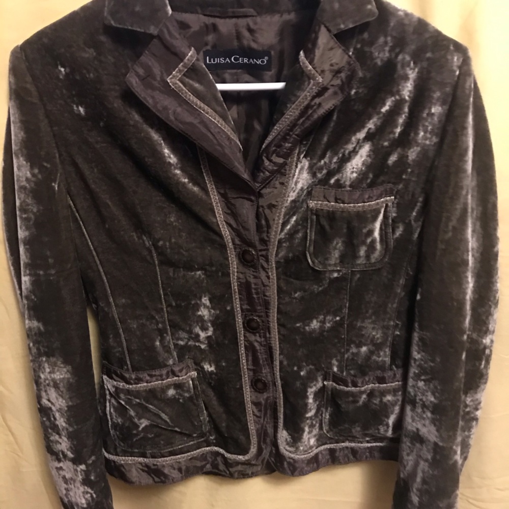LUISA CERANO WOMENS SARTORIAL JACKET